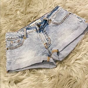 Bullhead Low-Rise Denim Shorts